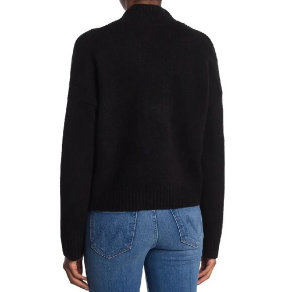 DOUBLE ZERO Straight Fit Mock Neck Sweater - Picture 2 of 3